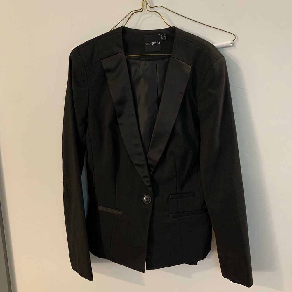 ASOS petite suit set. Very flattering and great for special occasions!